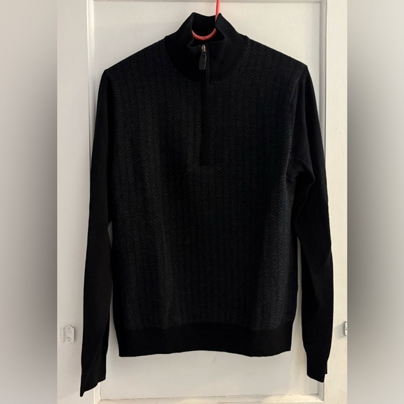 Nordstrom Merino Wool 1/4 Zip Up Sweater Size Small - Picture 1 of 3